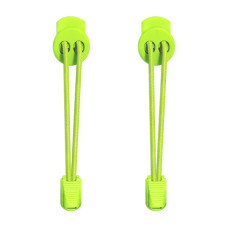 Elastic lock neon yellow shoelaces