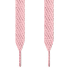 Extra wide pink shoelaces