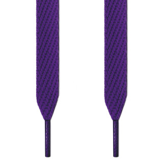 Extra wide purple shoelaces