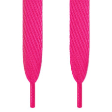 Super wide hot pink shoelaces