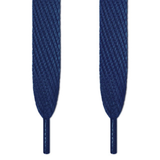 Super wide navy blue shoelaces