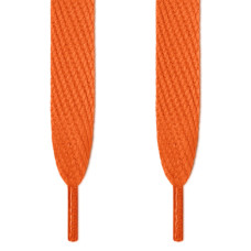 Super wide orange shoelaces