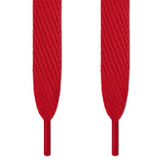 Super wide red shoelaces