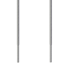 Round light grey dress shoelaces