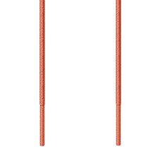 round orange dress shoelaces