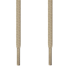 Round light brown shoelaces
