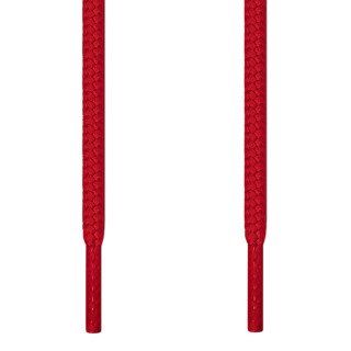 Round red shoelaces