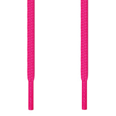 Round hot pink shoelaces