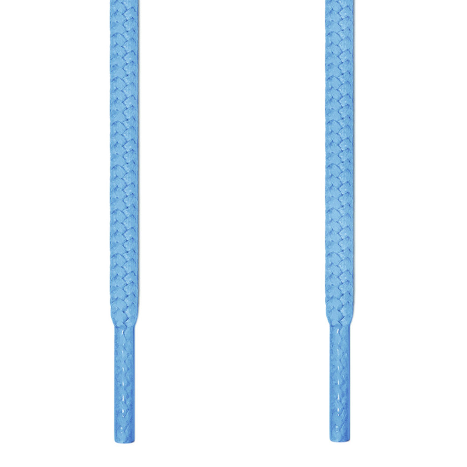 blue round shoelaces