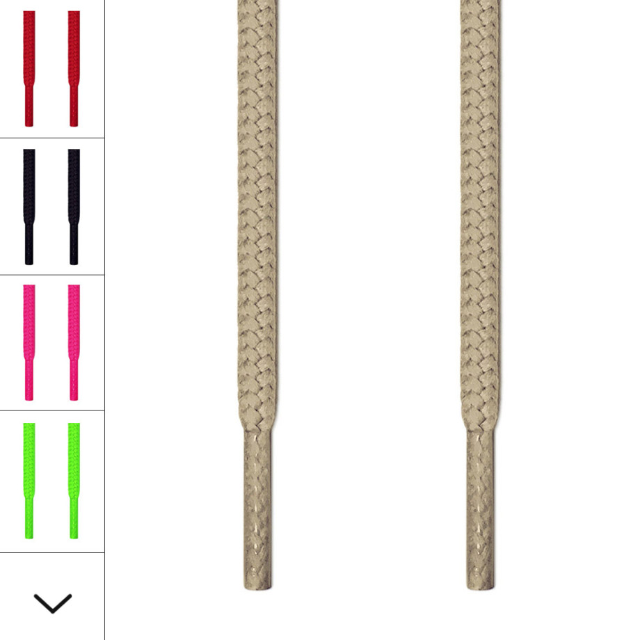 Round Light Brown Shoelaces. ← Perfect for boots