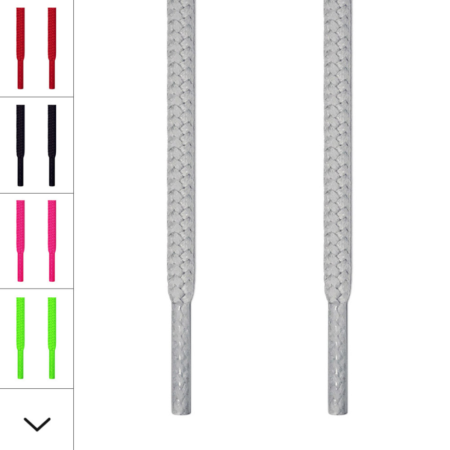 Round Light Grey Shoelaces. ← Exceptional boot laces