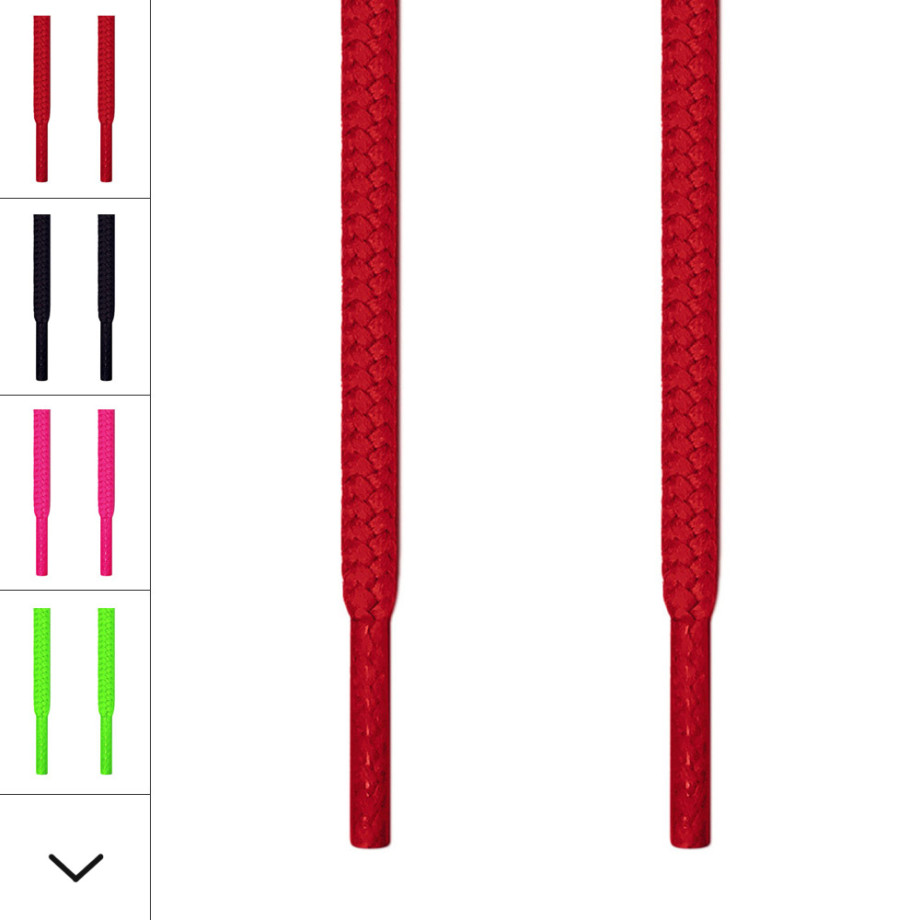 Red oval shoelaces online