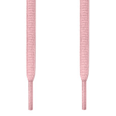 Oval pink shoelaces