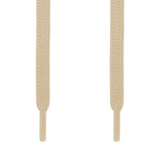 Elastic Flat Light Brown Shoelaces (No Tie)