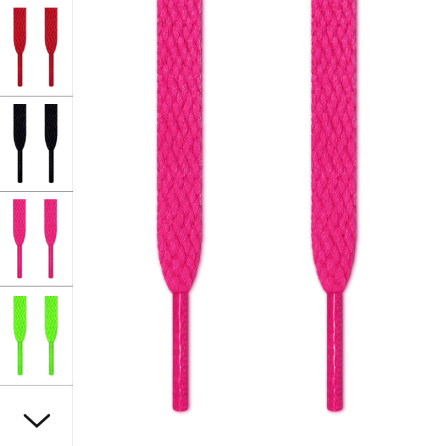 Pink shoelaces top