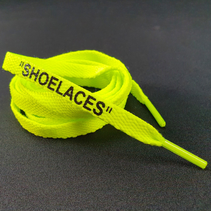Volt Yellow OFF-WHITE Shoelaces