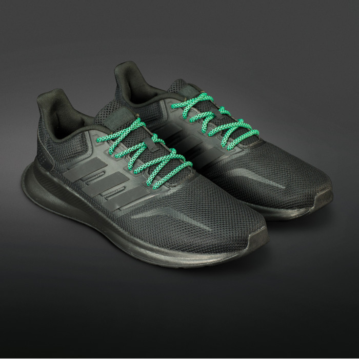 Adidas Yeezy - Rope Laces Black and Green