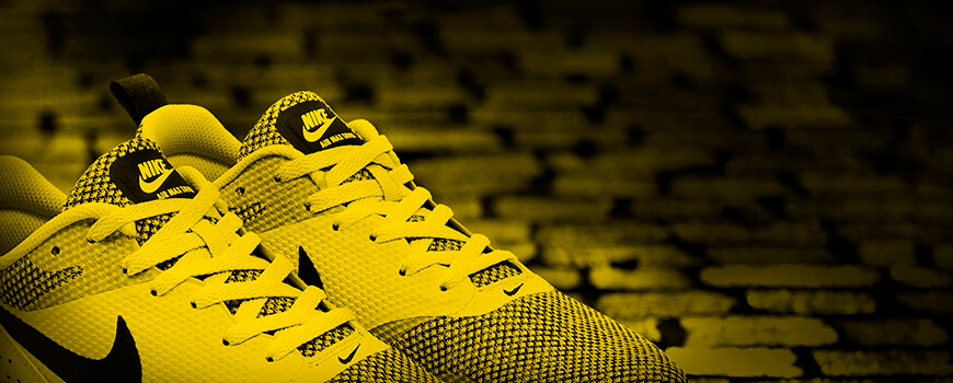 yellow nike shoelaces