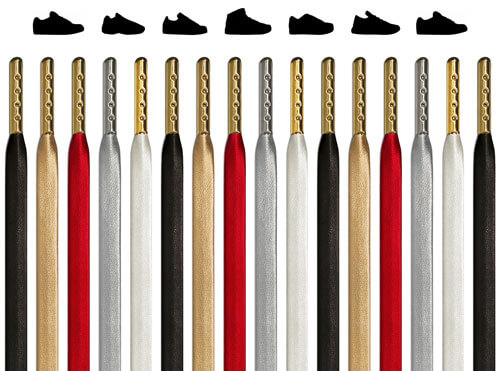 Flat Leather Shoelaces